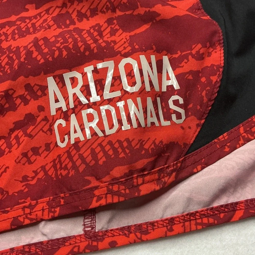 Nike Arizona Cardinals NFL Team Apparel Dri-FIT Running Shorts Red Black Large